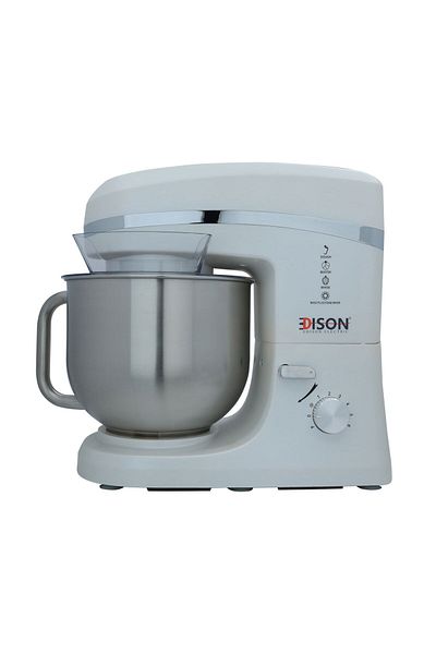 Edison Edison Basic Plus Stand Mixer, 6.5 Liters, Pearl Steel, 1000 Watts