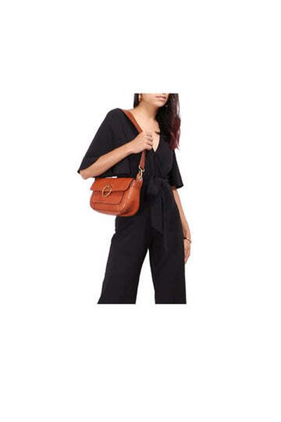 Hidesign Rebel 03 Sling Bag for Men and Women – Premium Leather, Tan