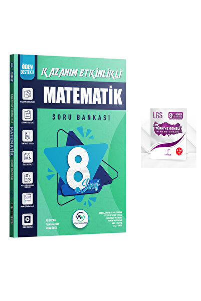 AV YAYINLARI 8. Sınıf Matematik   Etkinlikli Soru Bankası+ T.G Deneme