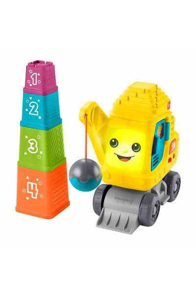 FISHER PRICE Sesli ve Işıklı Eğitici Vinç HWY62