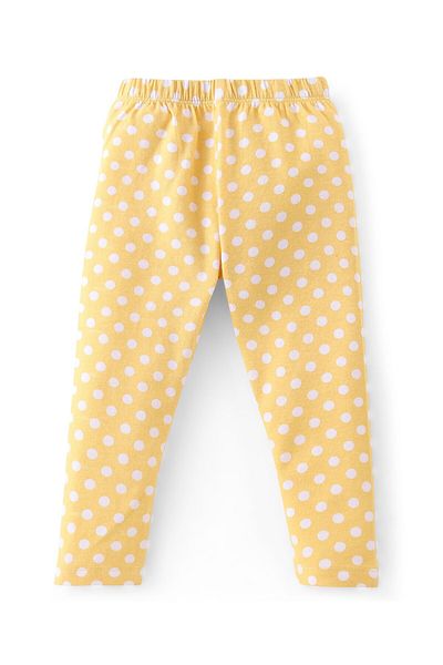 Babyhug بنطلون ضيق بقصّة Slim Fit من القطن والليكرا بطبعة نقاط بولكا، عبوة من 3 قطع - متعدد الألوان