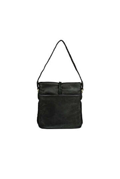 Hidesign Beluga Deer Leather Handbag for Women-Black