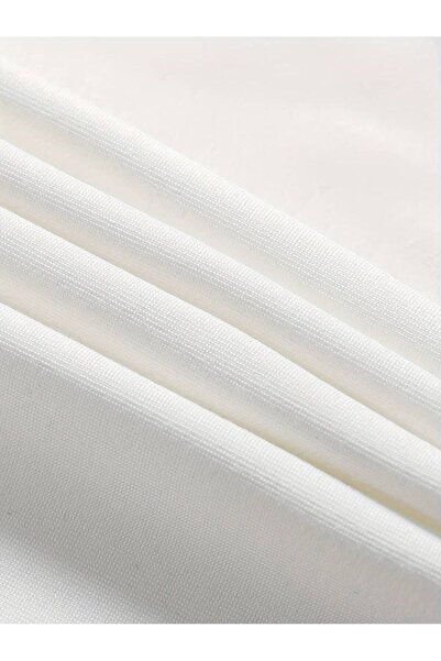 LADY HAZAL White Body Slimfit Soft Touch Interlock Tank Top Blouse