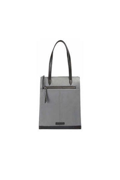 Hidesign Edge 02 Brown Tote Bag for Women – Premium Leather, Stylish & Practical Grey