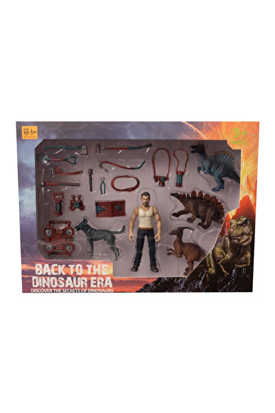 MEGA Erkek Figürlü Dinozor Seti