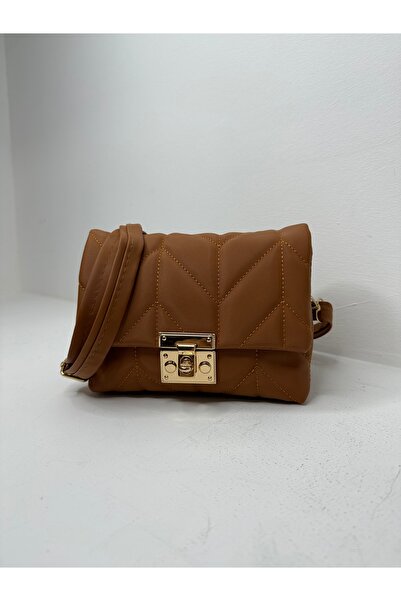 Vanissa Quilted Women's Shoulder Bag with Double Internal Compartments and Ad...