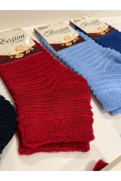 Altun Towel Socks 4 Pack Colorful |   Soft and Comfortable Children's Socks
