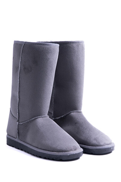 Enodia ROX UZUN GRİ SÜET İÇİ KÜRKLÜ BOT