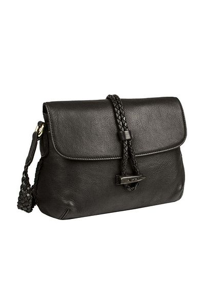 Hidesign Sevruga Deer Leather Handbag for Women – Black