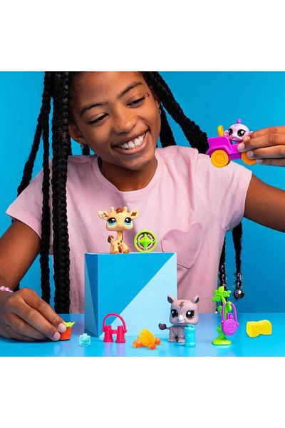 Minişler Pet Shop Littlest Pet Shop Minis Safari Play Set Series 1 00524