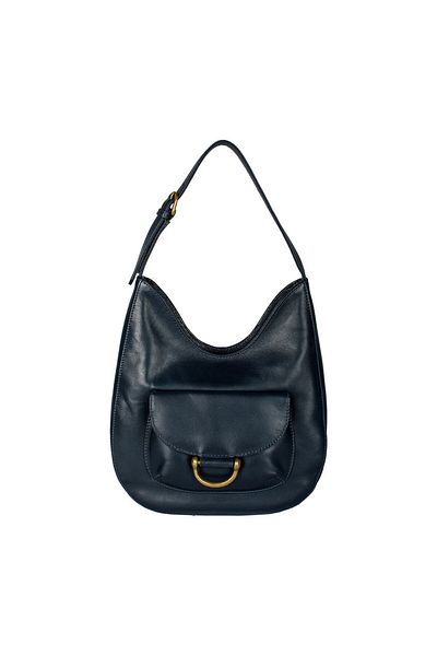 Hidesign Chestnut 02 Midnight Blue Leather Tote – Elegant & Practical