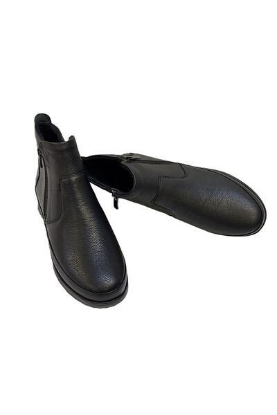 KAFKASLAR AYAKKABI Μπότες κοντού μήκους Diabetic Real Leather Orthopedic Mother Model