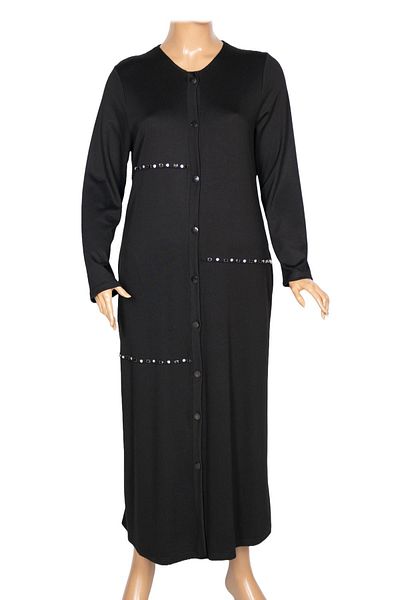 New Shine Γυναικείο Happy Plus Size Steel Μαύρο Καπάκι με Πλαϊνές Τσέπες