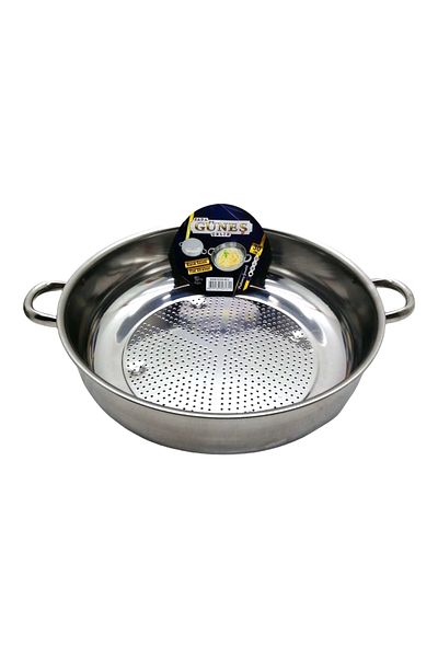Go İthalat No-3 - 30cm Oblate Metal Strainer (4533)
