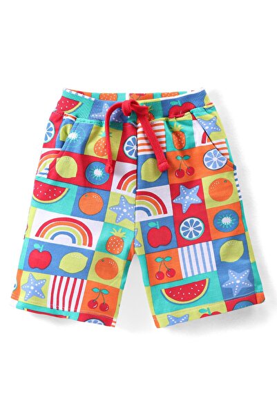 Babyhug 100% Cotton Knit Half Sleeves Fruits Printed T-Shirts & Shorts/Co-ord Set - Multicolor