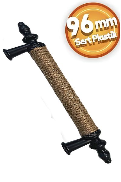 N NOXXO Mâner decorativ pentru mobilier pentru dulap sertar negru decorat cu iută de 96 mm polimer din plastic dur
