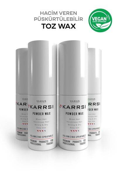 VARİUS PROFESYONEL Saç Şekillendirici Toz Pudra Wax 30 ml Doğal Ve Güçlü Tutu...