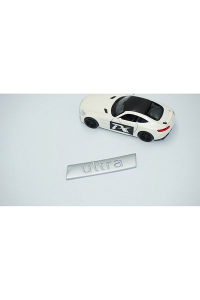 DK Tuning Logo-ul de scris ABS gri pentru portbagaj compatibil cu Audi