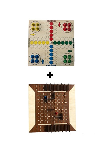 Kiri Ahşap Kızma Birader Ve Koridor Oyun Zeka Ve Strateji Oyunu