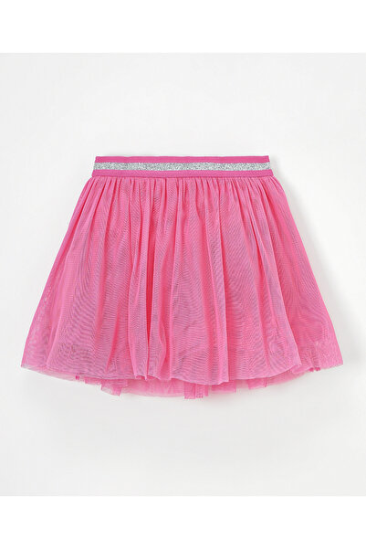 Babyhug 100% Cotton Knit Sleeveless Top & Skirt Set with Ice Cream Sequin Patch - Pink