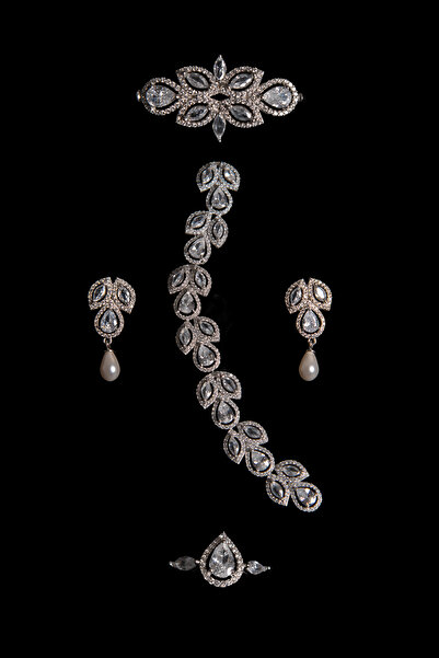 Sinemkacay 925 AYAR GÜMÜŞ RODYUM (BEYAZ ALTIN) KAPLAMA İNCİ UÇLARI