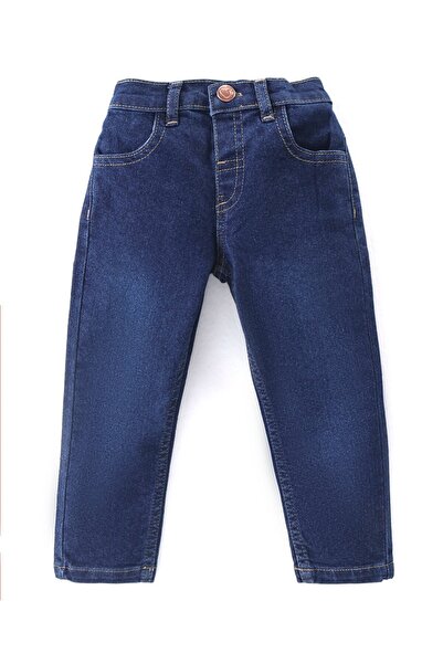 Babyhug Rayon Woven Half Sleeves Tropical Printed Top & Denim Jeans Set - Multicolor