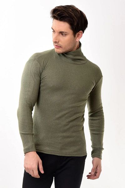 FAVORİM Unisex Ribbed Turtleneck Sweater