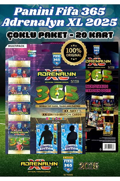 Doğan Oyuncak Dünyası Panini Fifa 365 Adrenalyn XL 2025 - Custom Trading Player Card & Footballer Cards