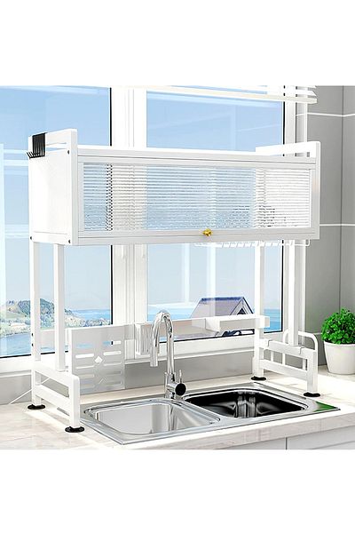ALMUFARREJ Steel dish drying and storage rack
