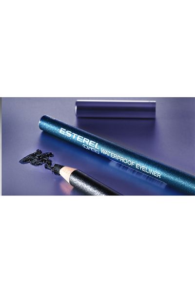 Esterel Saks Blue Waterproof Eyeliner - Waterproof No:131