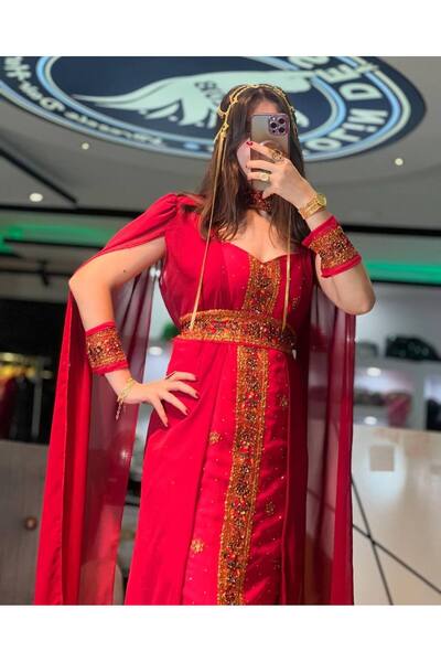 SOLİN YÖRESEL Kadın Düğünlük Yöresel Elbise