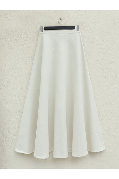 Modamorfo Fusta Ecru Stitch Bell - Cu fermoar