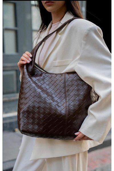 Lucit bag Geantă de umăr tricotată pentru femei
