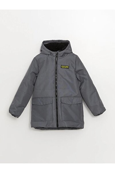 Modalüx Palton pentru băiat cu glugă