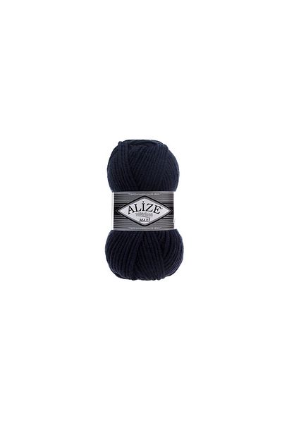 Alize Superlana Maxi - Navy Blue 58 Model Fabric