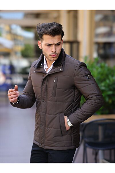 HI MEN Quilted Classic Coat Coat