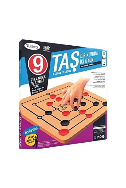 mavi su dünyası 9 Stones and 3 Stones Box Game - Two Games in One Box - Blue ...