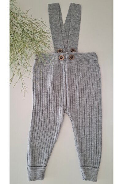 Miccolatte Unisex Baby Adjustable Strap Seasonal Stretchy Knitwear Jumpsuit Baby Leggings