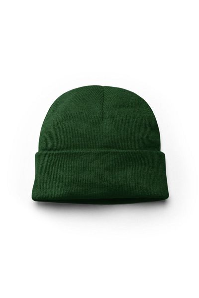 LU&MA Unisex Plain Basic Fold Winter Cotton Wool Beret