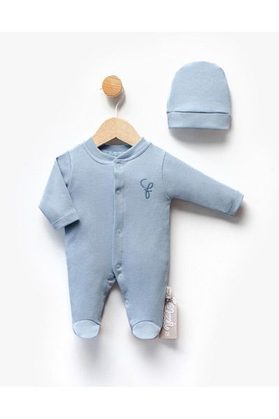 BEREKET BABY Baby Boy Romper Lace Long Sleeve Buckle Gift 3-12 Months