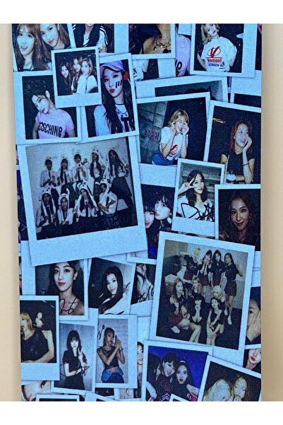 Premium K Pop Karışık Tasarım Fotoğraflardan Oluşan Kendinden Yapışkanlı Duva...