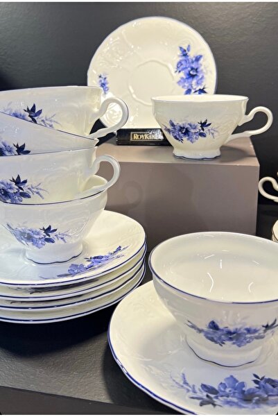 hediye ESTERHOMEDECOR 6 kişilik porselen kahve fincan takımı