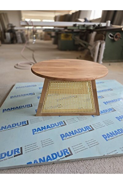 Alp E Ticaret Orta Sehpa Ahşap Kayın Masif Hazeranlı