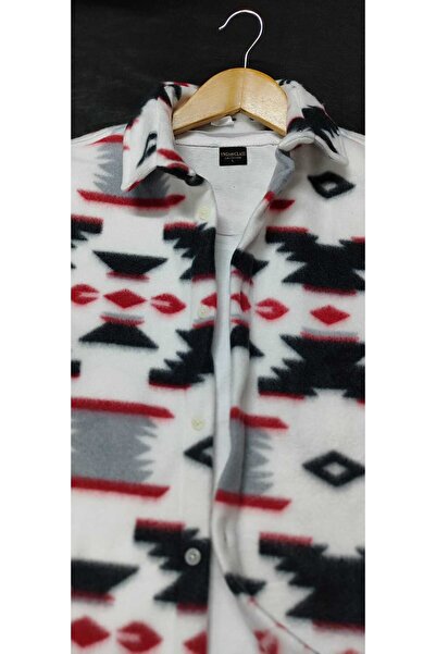 YNGMENCLASS Textured Patterned Fleece Shirt