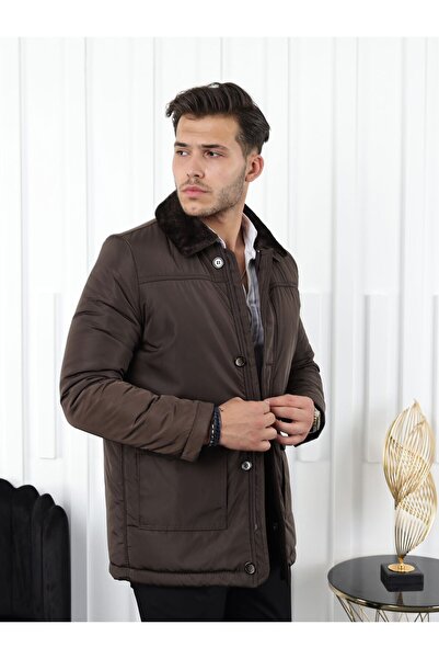 HI MEN Classic Cut Coat with Detachable Features