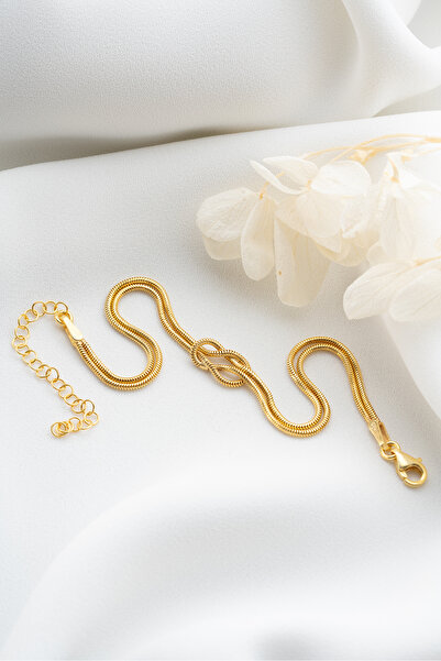 MIDDLEMIST 925 Ayar Gümüş Aşk Düğümü Bileklik