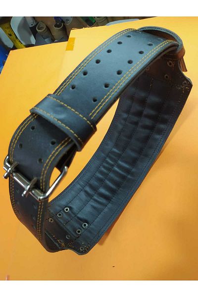 RİVET Genuine Leather Fitness Belt