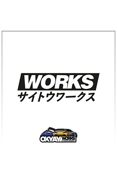 OkyayWorks Works Sticker - Black- Car-Motorcycle Sticker Sticker