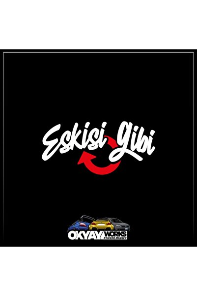OkyayWorks Sticker Like the Old Ones - White- Car-Motorcycle Sticker Sticker