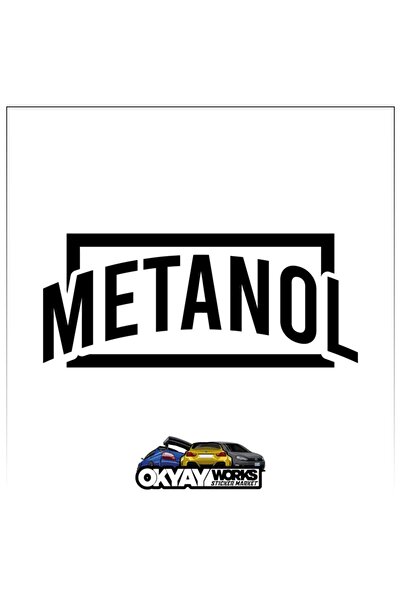 OkyayWorks ملصق الميثانول - أسود